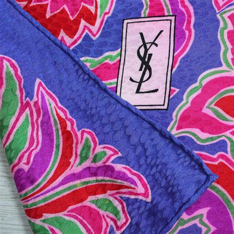 ysl scarf silk|YSL handkerchief.